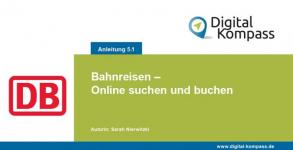 Anleitung Bahnfahrten buchen