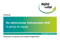 Bild der Anleitung zur Anmeldung ePA