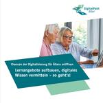 Das Deckblatt der Handreichung zum Thema Lernangebote aufbauen, digitales Wissen vermitteln