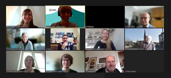 Screenshot der Teilnehmenden der Online-Veranstaltung am 09.11.2022
