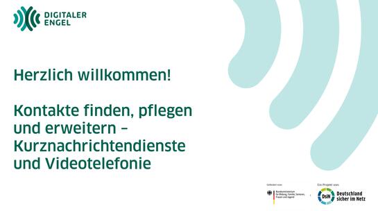 Bildschirmfoto von der ersten Folie der Präsentation.