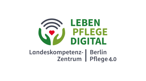 Logo Leben Pflege Digital - Landeskompetenzzentrum Pflege 4.0